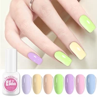 nail gel polish semi permanent gellack nail art salon 7 colors glitter 12ml soak off organic uv led nail gel varnish
