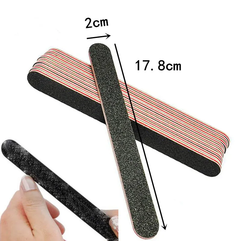 

50Pcs Nail file Set Double-sided Sanding Buffer Block for Gel Polishing Manicure beauty tools Professional Nail file Polishing