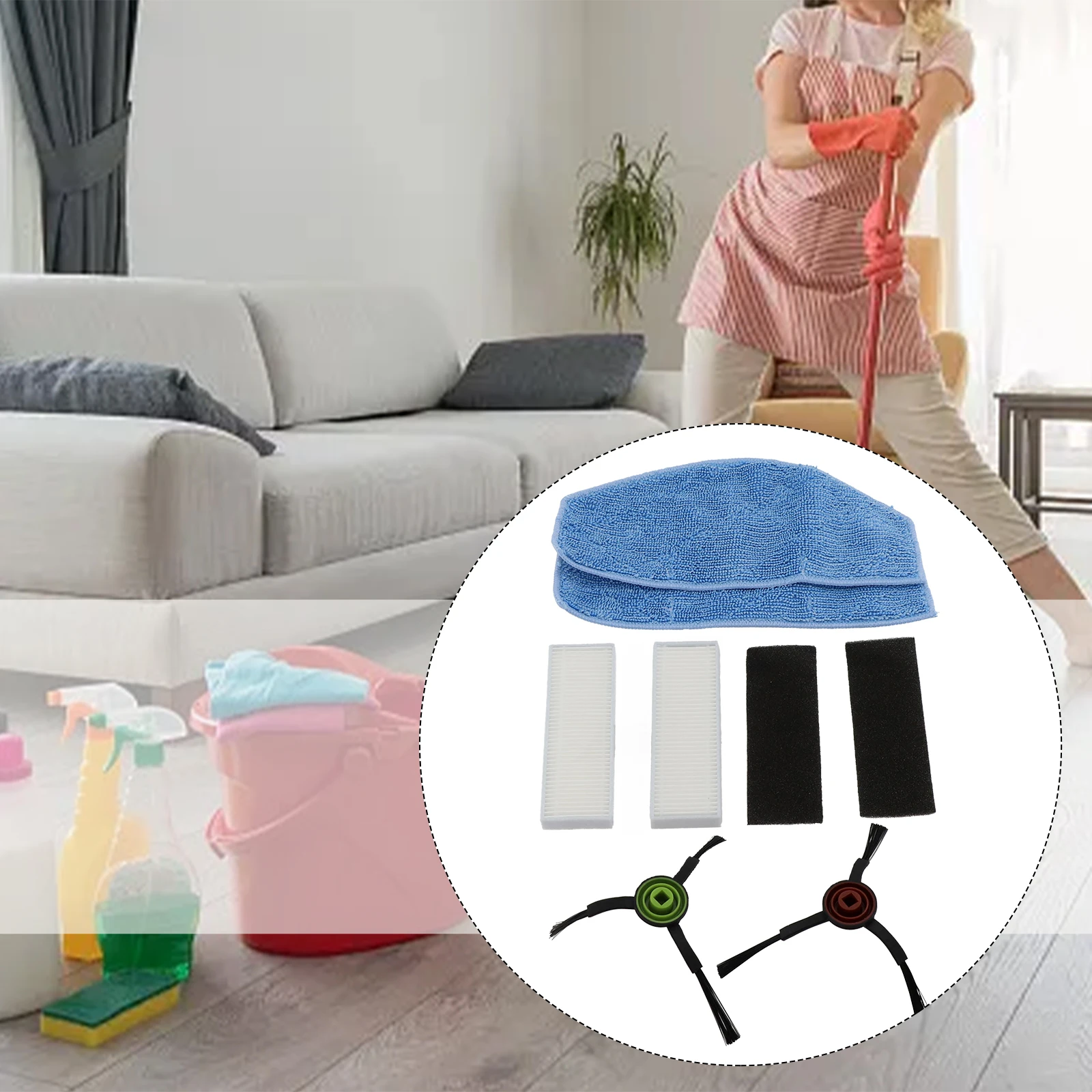 Фильтры детали для пылесоса Laresar Evol 3 робот-пылесос боковая щетка запасные части