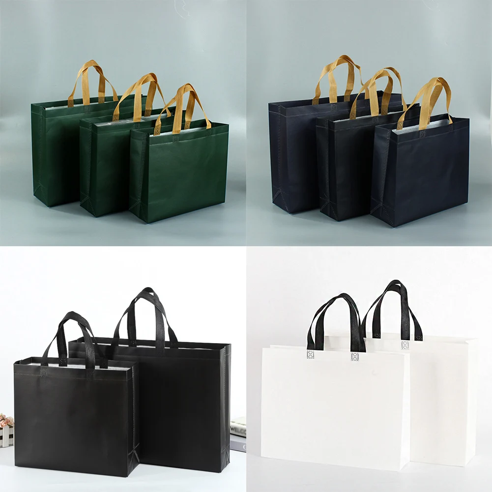 

Women Foldable Bag Waterproof Shopping Bag Fashion Reusable Eco Bag Convenient Fabric Non-woven Bag Film Coated Grocery Bag
