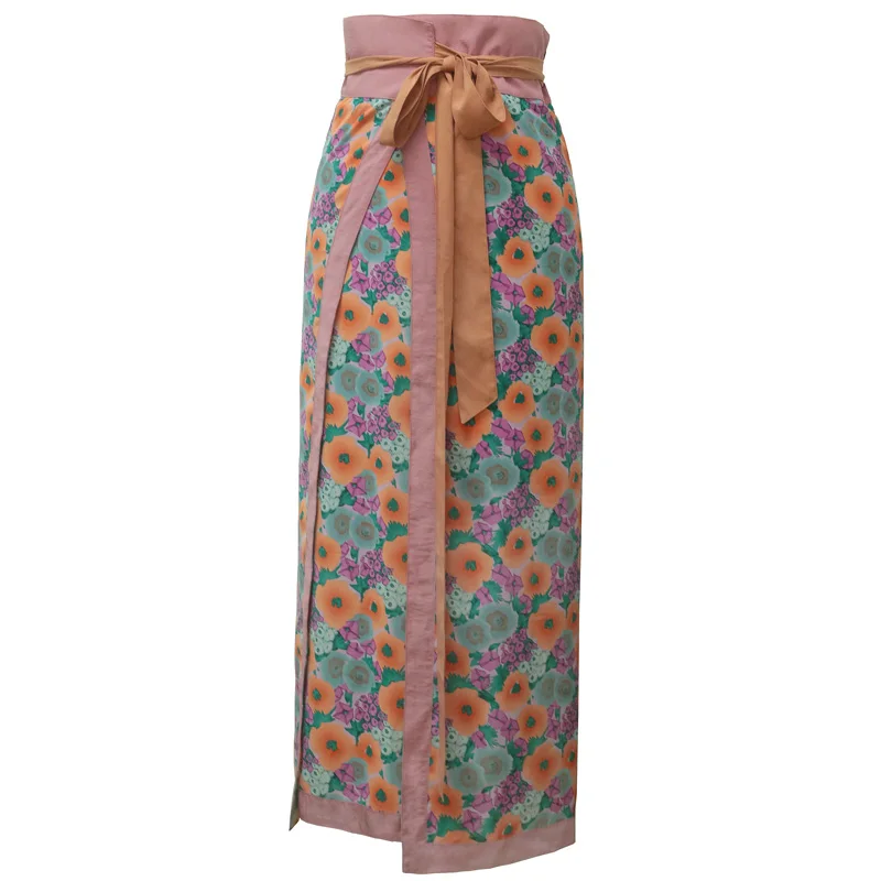 Женская длинная юбка в китайском стиле Han Element цельное летнее пляжное платье с