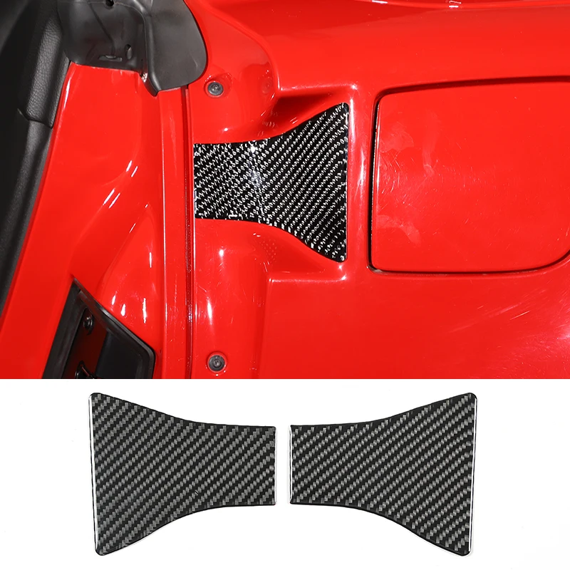 

For Chevrolet Corvette C6 2005-2013 Soft Carbon Fiber Door Handle Door Bowl Protection Sticker Exterior Molding Accessories