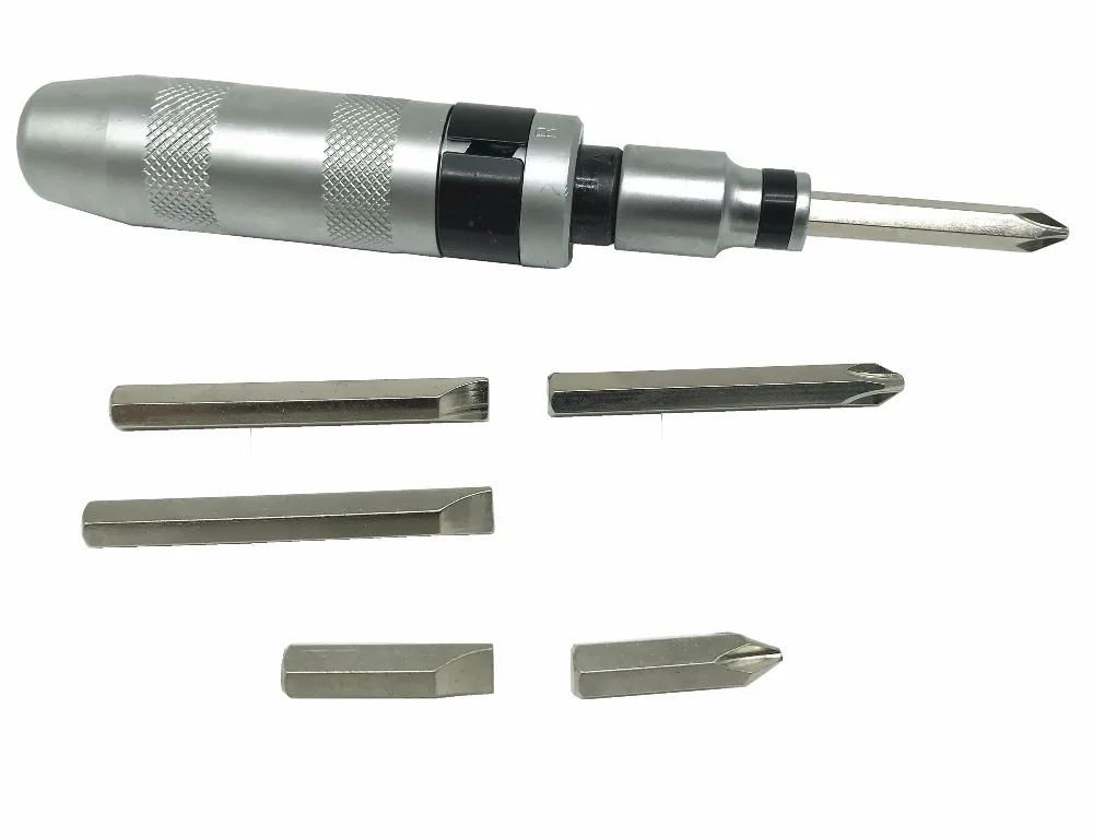 

7PCS Portable Impact Driver Screwdriver With Non-Slip Handle For Loosening Frozen Bolts And Stubborn Fasteners