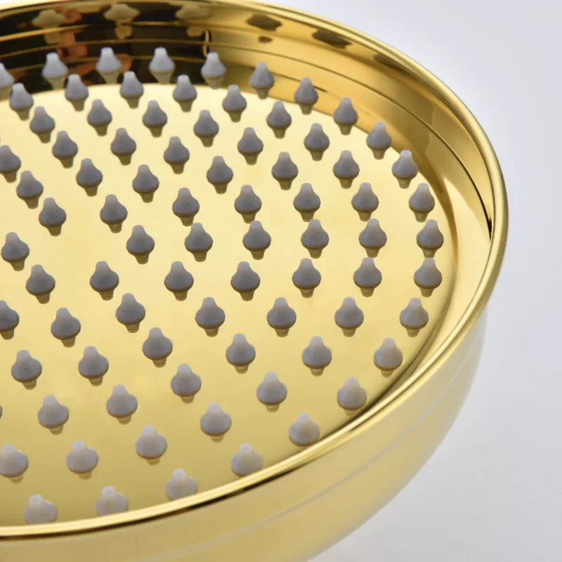 Античная латунь настенный смеситель для ванны и душа Chuveiro Banheiro с двойной круглой