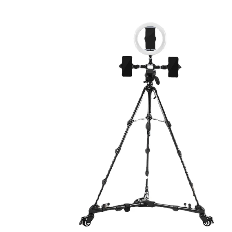 

Traversing Carriage Floor-Mounted Universal Photography Camera Pulley with Wheels Wheels Caster Roller Camera