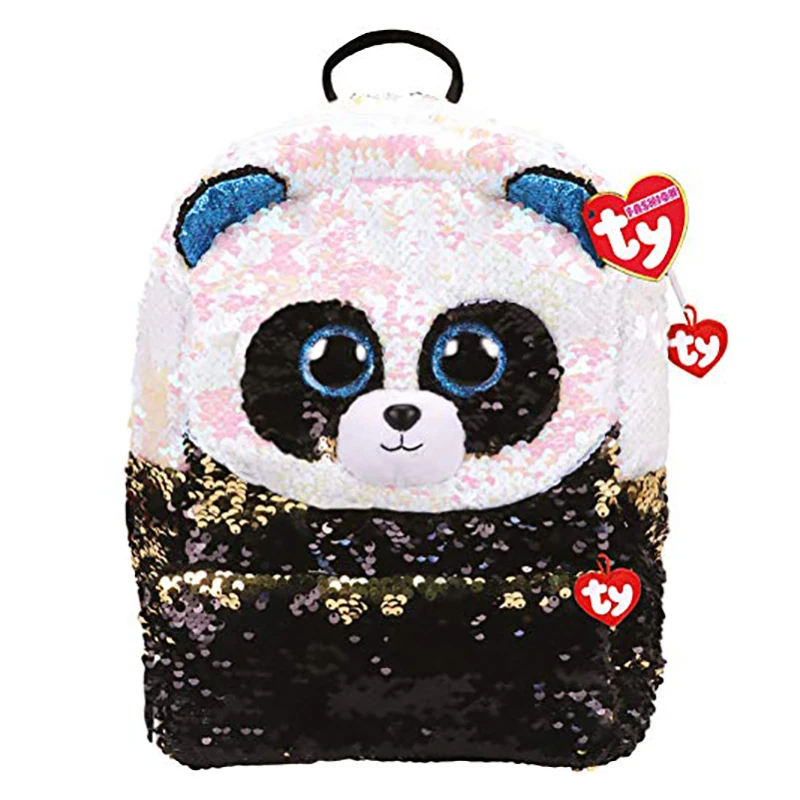 Оригинальный Плюшевый Рюкзак Kawaii Flippables Sloth Panda Unicorn плюшевый школьный рюкзак