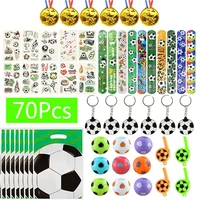 70 pcs world cup football toys diy football accessories jewelry bracelet set kids favorite soccer toy small gift pinata toy