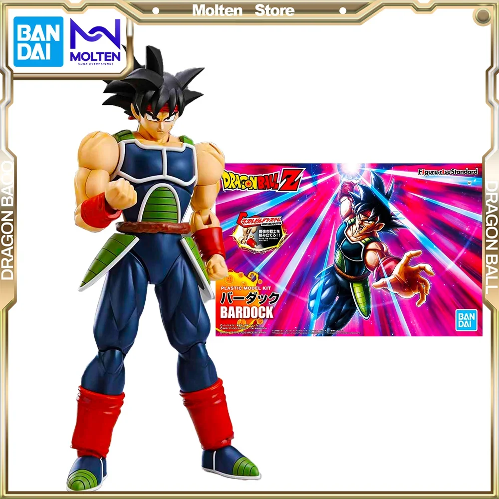 Фото Оригинальная фигурка BANDAI, стандартная модель Dragon Ball Z Bardock, комплект экшн-фигурки аниме в сборе/сборка подарок бойфренду №1