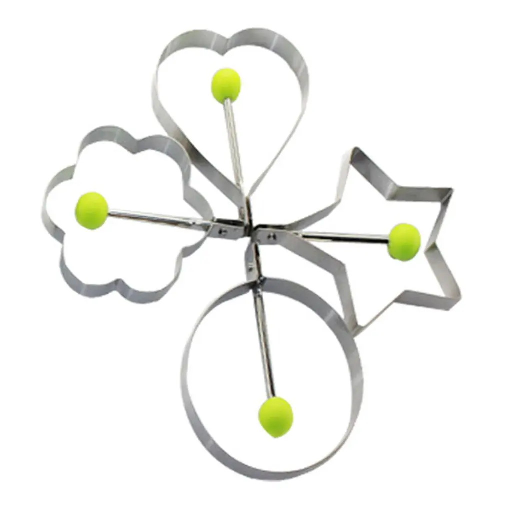 

5 шт., форма для яичницы, из нержавеющей стали