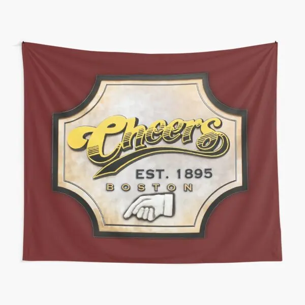 

Cheers, входная вывеска, Est 1895, гобелен, Настенный декор, путешествия, печать, подвесная спальня, украшение комнаты, домашнее одеяло, искусство, к...
