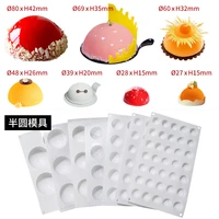 silicone mold for pops cake mold silicone baking pan for pastry mold silicon mould sphere ball mold silicone bakeware cake tools