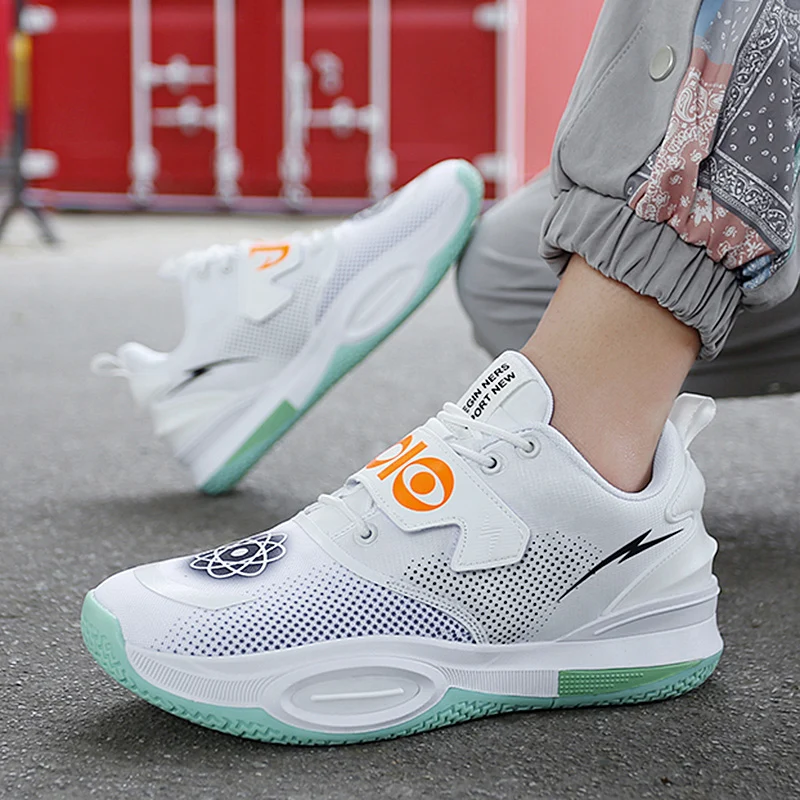 Basketball Shoes Men Kids Basket Boots Women Mesh Sports Shoes Brand Designer Sneakers Streetball Training Shoes Male Footwear