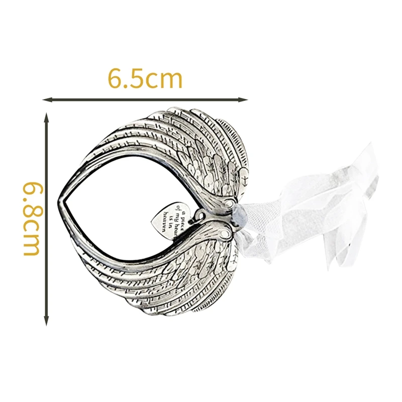 Рождественские украшения Крыло ангела кусок сердца в небесах украшение для