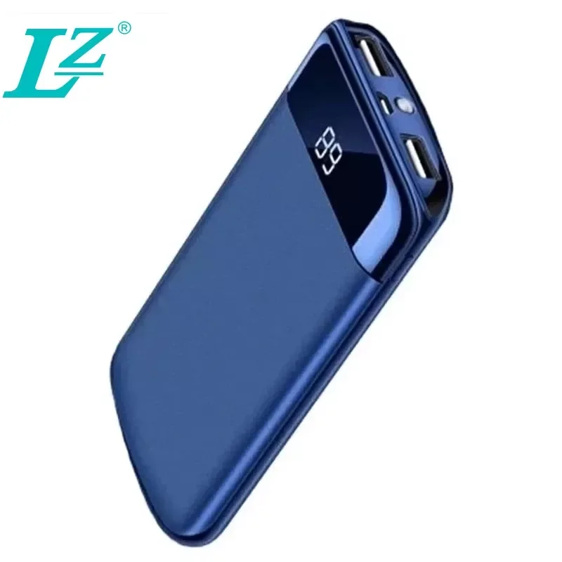 

20000mAh Power Bank Portable Phone Charger Large Capacity Powerbank Outdoor Travel LCD Digital Display LED Lighting Poverbank