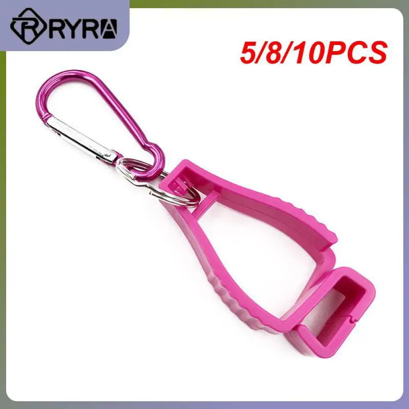 

5/8/10PCS Belt Loop Labor Construction Glove Clip Plastic Safety Glove Holder Work Clamp Safety Glove Grabber Clip