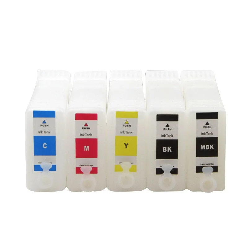 Пустой пополняемый картридж для чернил с чипом принтера Canon 107 PFI107 PFI-107 iPF680 iPF685 iPF770