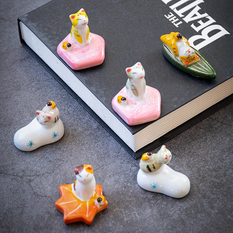 

1Pc Cat Ceramic Incense Holder Incense PlugIncense Censer High Incense Plug Creative Home Ornament Decoration Chopstick Rack