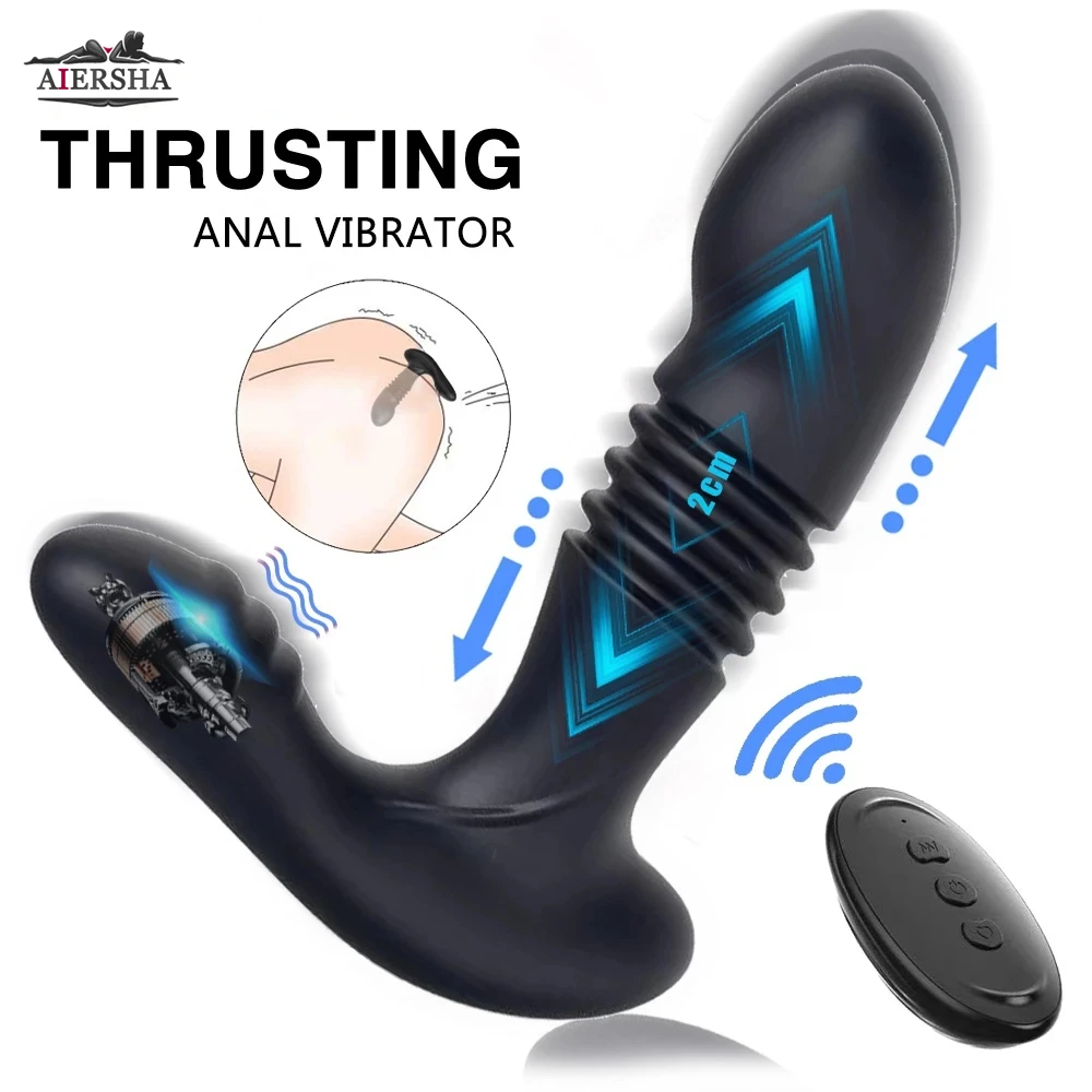 

Anal Plug Vibrators For Men Prostate Massager Masturbators Women Vagina Stimulator Dildos Remote Control Gay Anus Butt Sex Toys