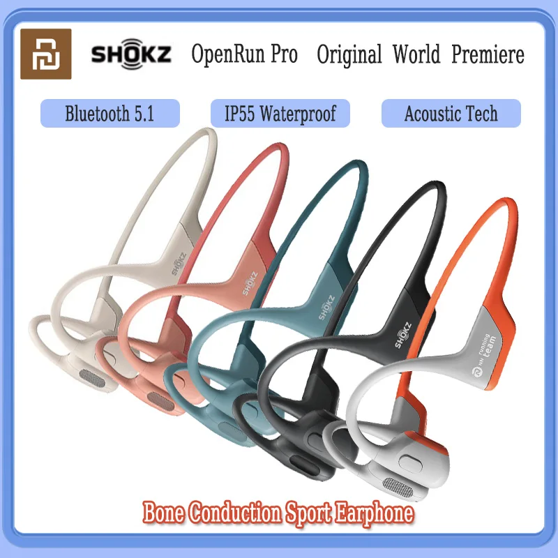 

Оригинальные наушники Youpin S810 SHOKZ Openrun Pro костной проводимости IP55 Водонепроницаемая беспроводная гарнитура Bluetooth 5,1 Спортивная гарнитура