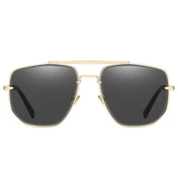 fashion sun glasses metal frame oversized mens shades polygon sunglasses sun glasses polarized sunglasses for men