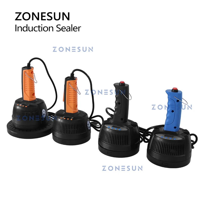 Ручной электромагнитный индукционный упаковщик ZONESUN машина для запечатывания
