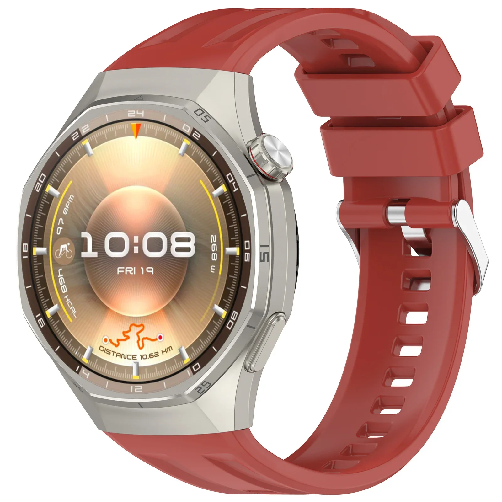 Фото Оригинальный силиконовый ремешок для Huawei Watch GT6 Pro 46 мм, спортивный браслет, сменный ремешок для Huawei Watch GT6 Pro 46 мм, Correa №5