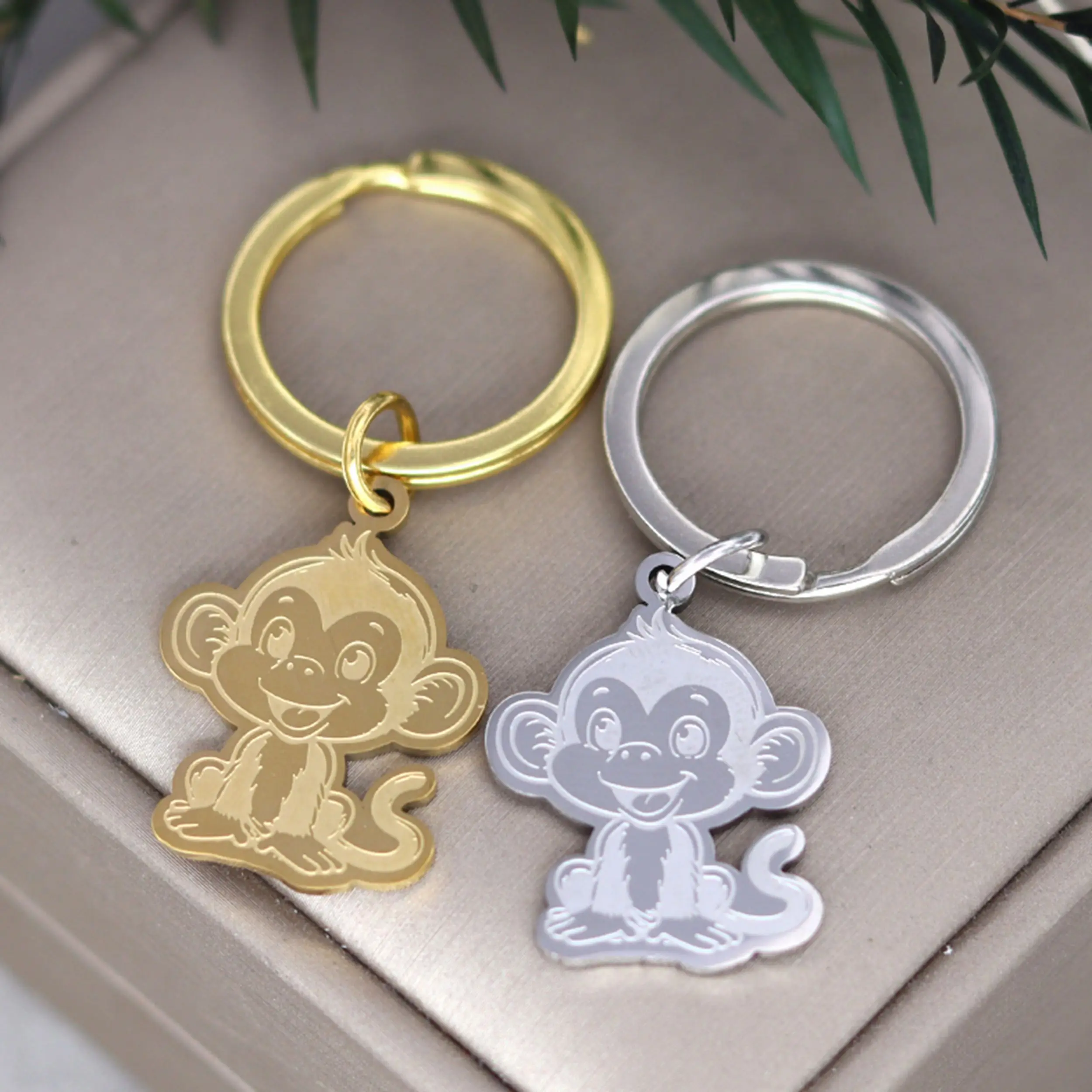 Милая улыбка детская обезьяна подвески брелоки с животными сделай сам детские