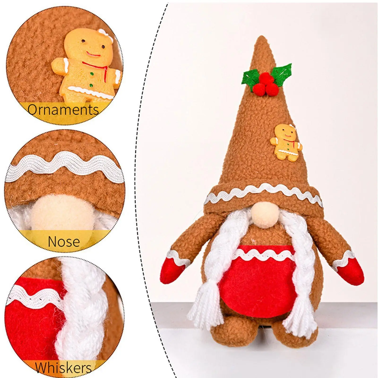 

Gift Gnome Kawaii Swedish Tomte Desktop Elf Christmas Stuff Gnomes Elf Merry Decor For Home Table B5v4