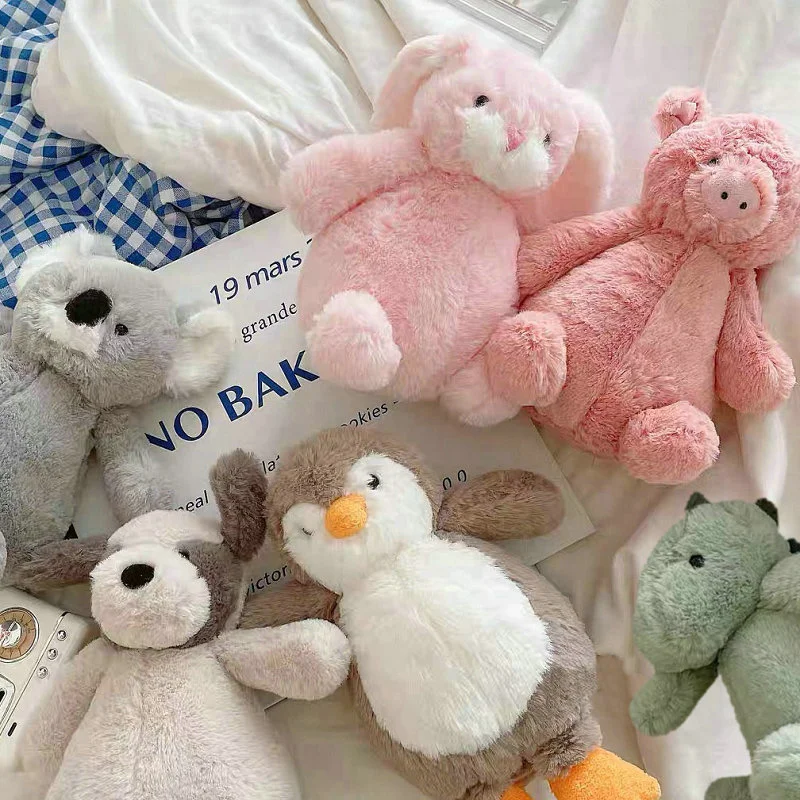 

Ангорские кролики, плюшевые игрушки, мягкие животные, коала, свинья, пингвин, собака, динозавр, детские плюшевые куклы, детские успокаивающи...