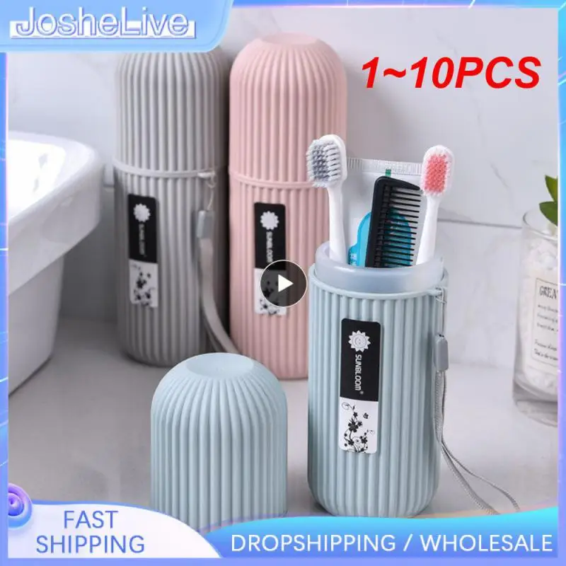 

1~10PCS Portable Toothpaste Toothbrush Protect Holder Case Travel Camping Storage Box