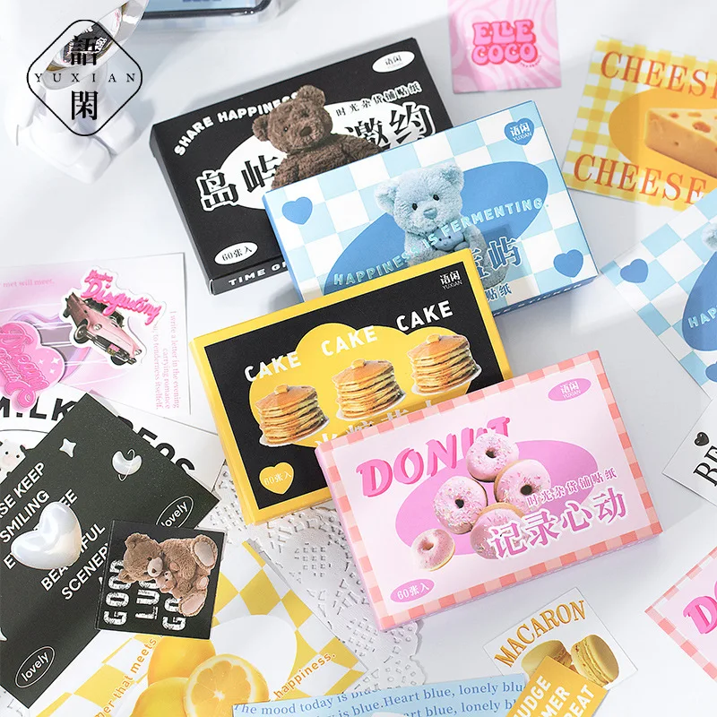 

60 шт./лот блокноты для записей материал бумага The Time продуктовый магазин нежелательный журнал Скрапбукинг Бумага Ретро фоновая декорация бу...