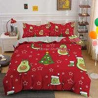 cartoon christams gift avocado bedding set 23 pieces boys girls cute duvet cover sets comforter covers with pillowcase