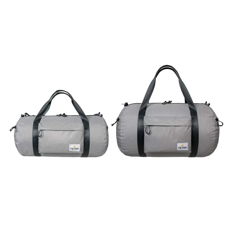 TETON Sports Canvas Duffel Bag, Luggage for Travel, the Gym and Overnight Getaways, Small, Grey