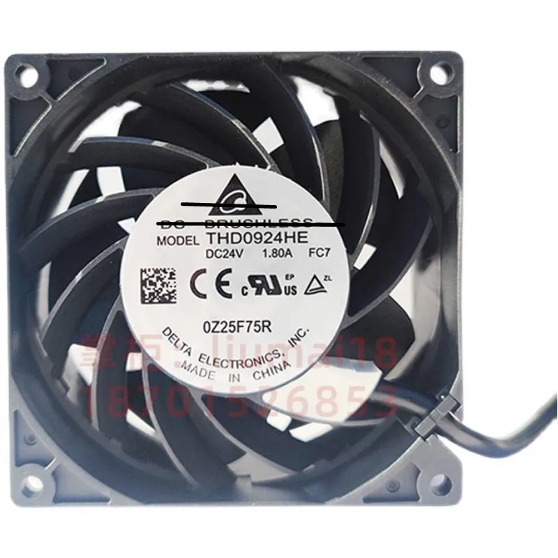 Оригинальный новый 100% рабочий интерьер для DELTA охлаждающий вентилятор 24 В 9238 а 9 см ACS800 инверторный вентилятор