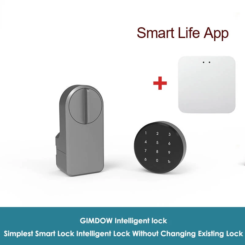 

Умный дверной замок, цифровой пароль, совместимый с Bluetooth, интеллектуальная установка наклеек, умное приложение Tuya, электронный замок