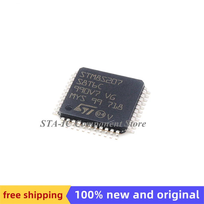 

STM8S207S8T6C LQFP-44 новая оригинальная бесплатная доставка