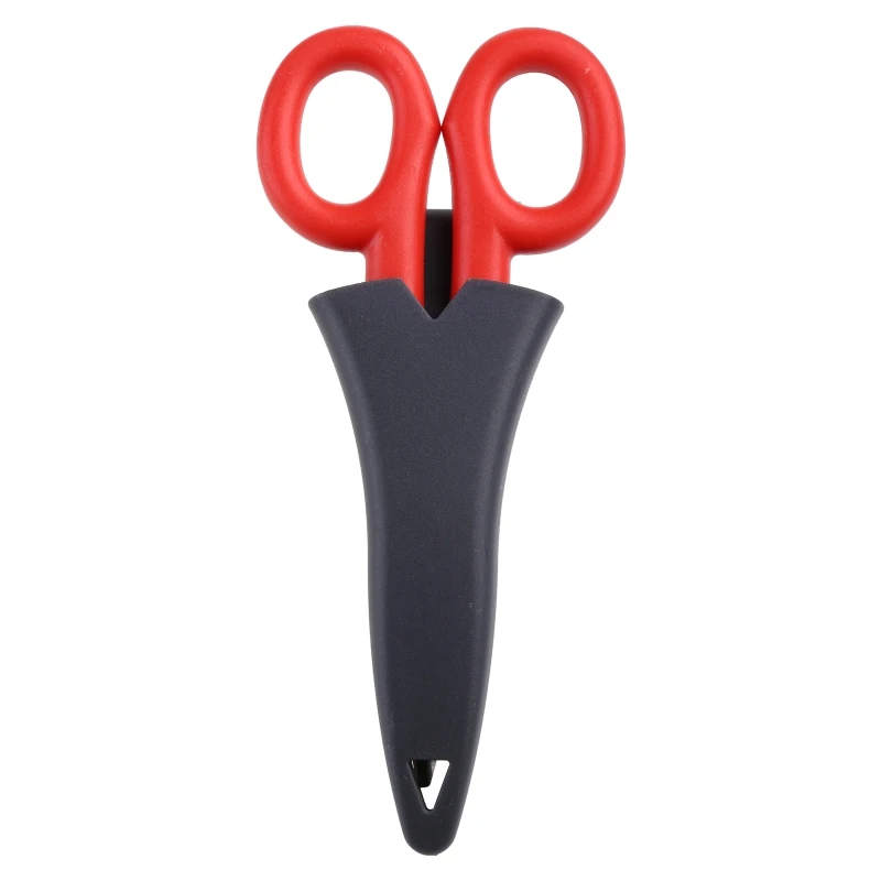 

Electrician Scissors Heavy Duty Stainless Steel Sharp Blades & Soft Rubber Grip Electrician Shears with Protective Case
