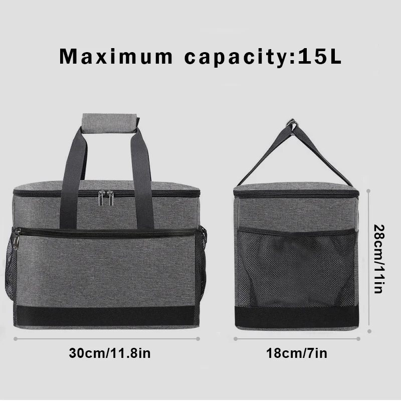 Westtune 15л Термосумка Для Пикника Изолированный Ланч-бокс С Плечевым Ремнем