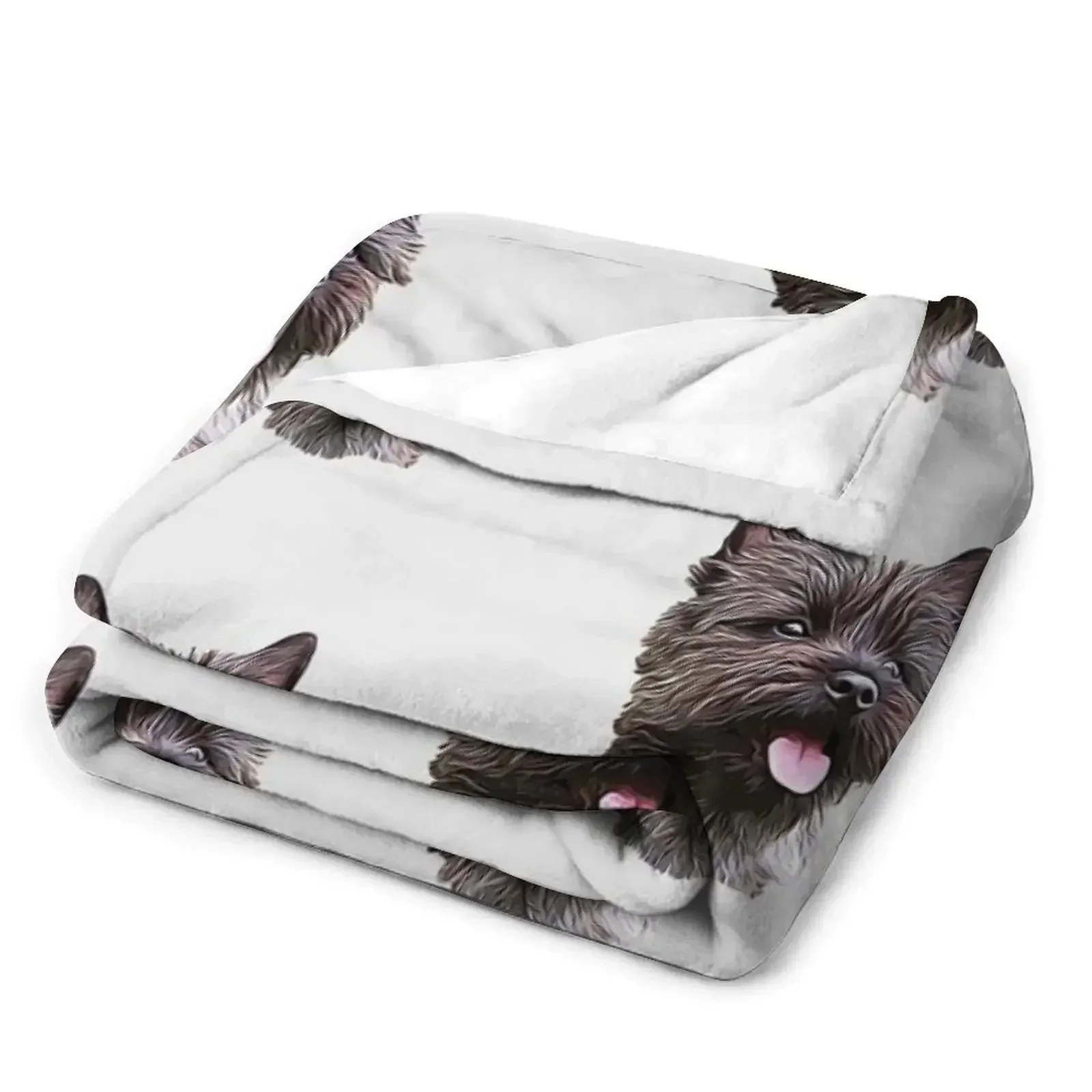 Кирн-терьер милашка пледы лохматое зимнее постельное белье декоративные одеяла