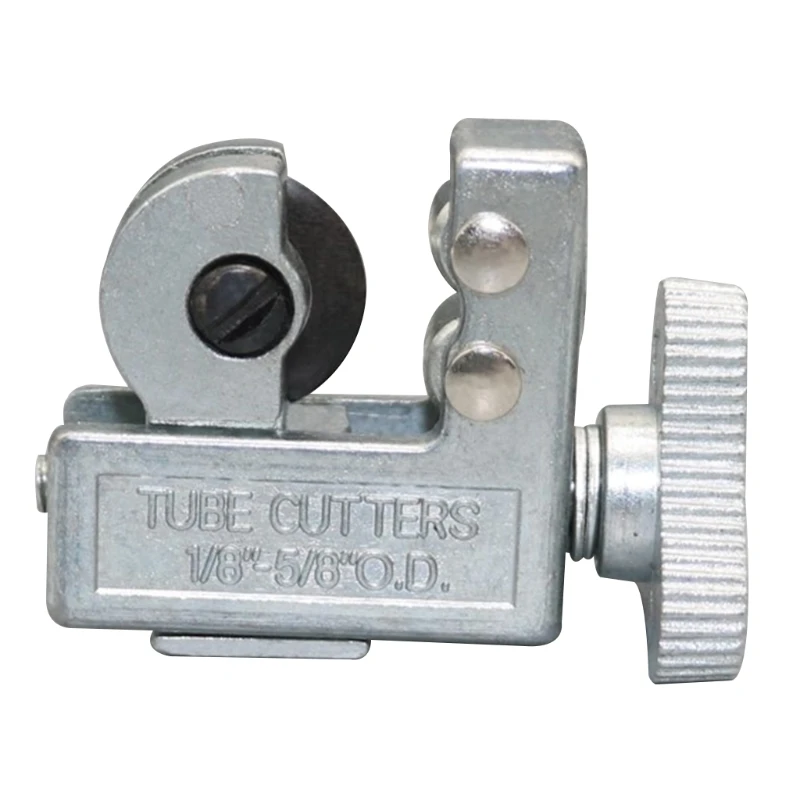 

Mini Pipe Tube Cutter 1/8 to 5/8 Inch Tubing Soft Metal Pipe Cutter - for Copper Aluminum Brass PVC Plastic Cutting Tool