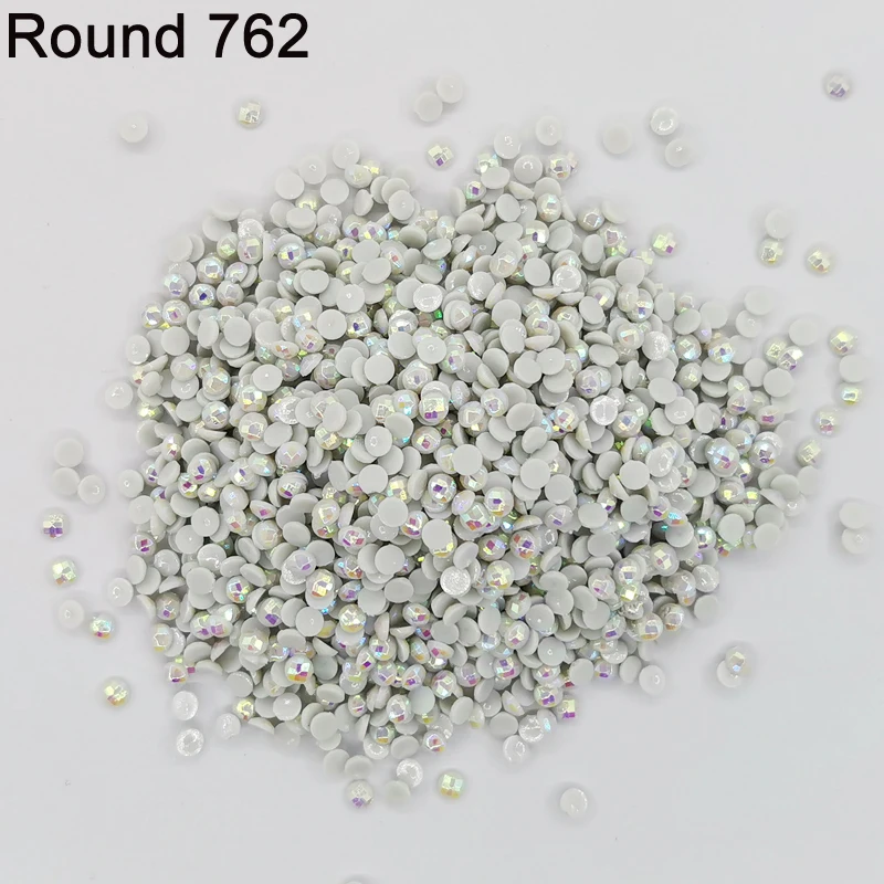 

AB Round Stone Diamond Painting Square AB Color diamond Electroplating Mosaic Gift Making Diamond Painting-Square Round Diamond