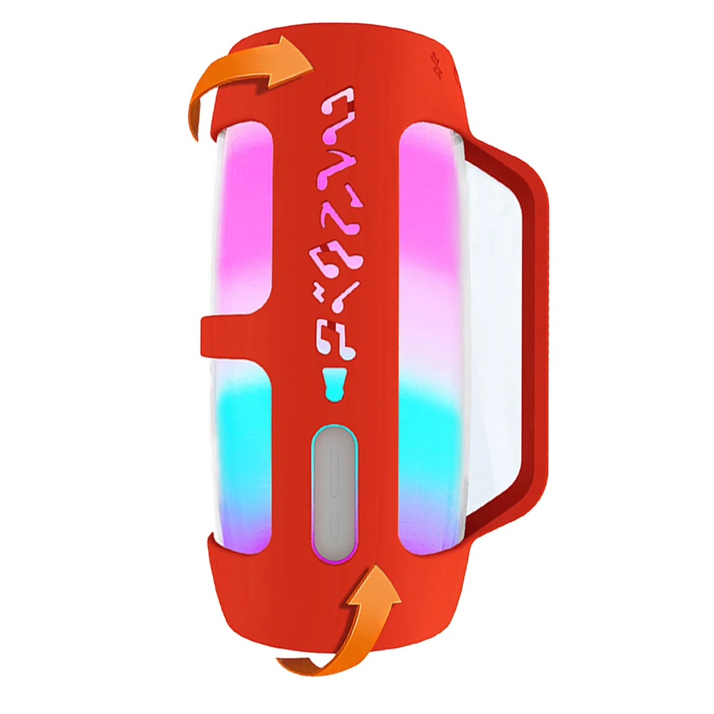 

Speaker Silicone Case Portable Protective Case Suitable for JBL Pulse 4 Wireless Bluetooth Speaker Bag Suitable Pulse 3 Anti-fal