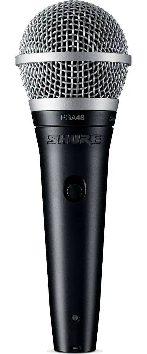 

Микрофон для живого вокала Shure PGA48-XLR-E, черный