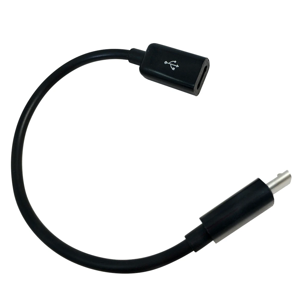 10cm Micro USB Female to Male F/M Extension Extender Date Charging Cable Black | Мобильные телефоны и аксессуары