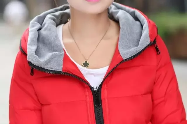 New2022 wholesale 2017 Autumn winter slim down cotton Jacket female medium-long thickening with a hood women's gloves wadded