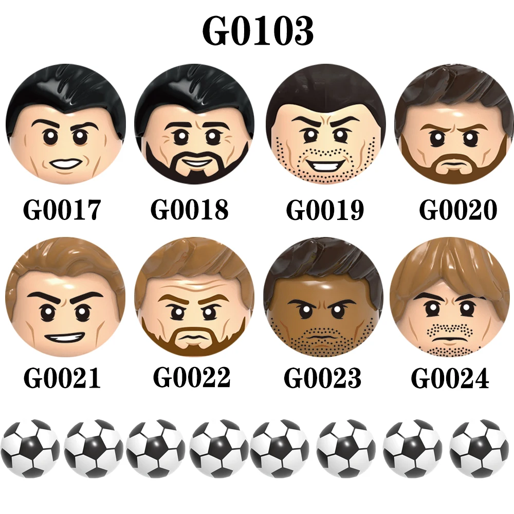 

G0103 строительные блоки, серия World Sport, футбольные блоки, фигурки для детей Коллекция игрушек для подарка