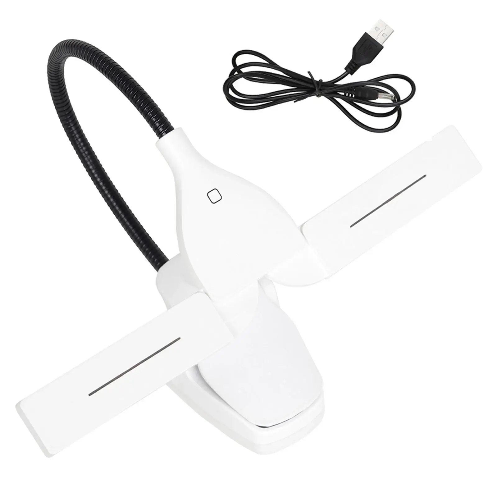 

Flexible LED Desk Lamp USB Rechargeable Music Score Light Reading Light, Night Light Clip On Light for Study Living Room Bedroom