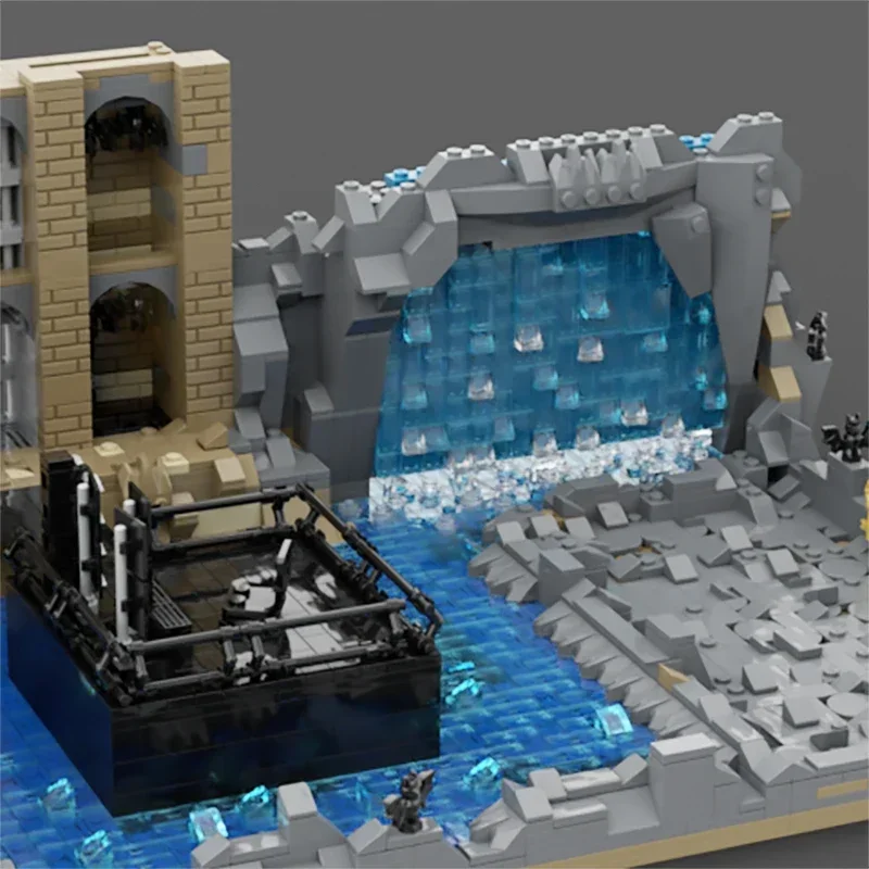 Популярная модель героя из фильма Moc строительные кирпичи темный рыцарь