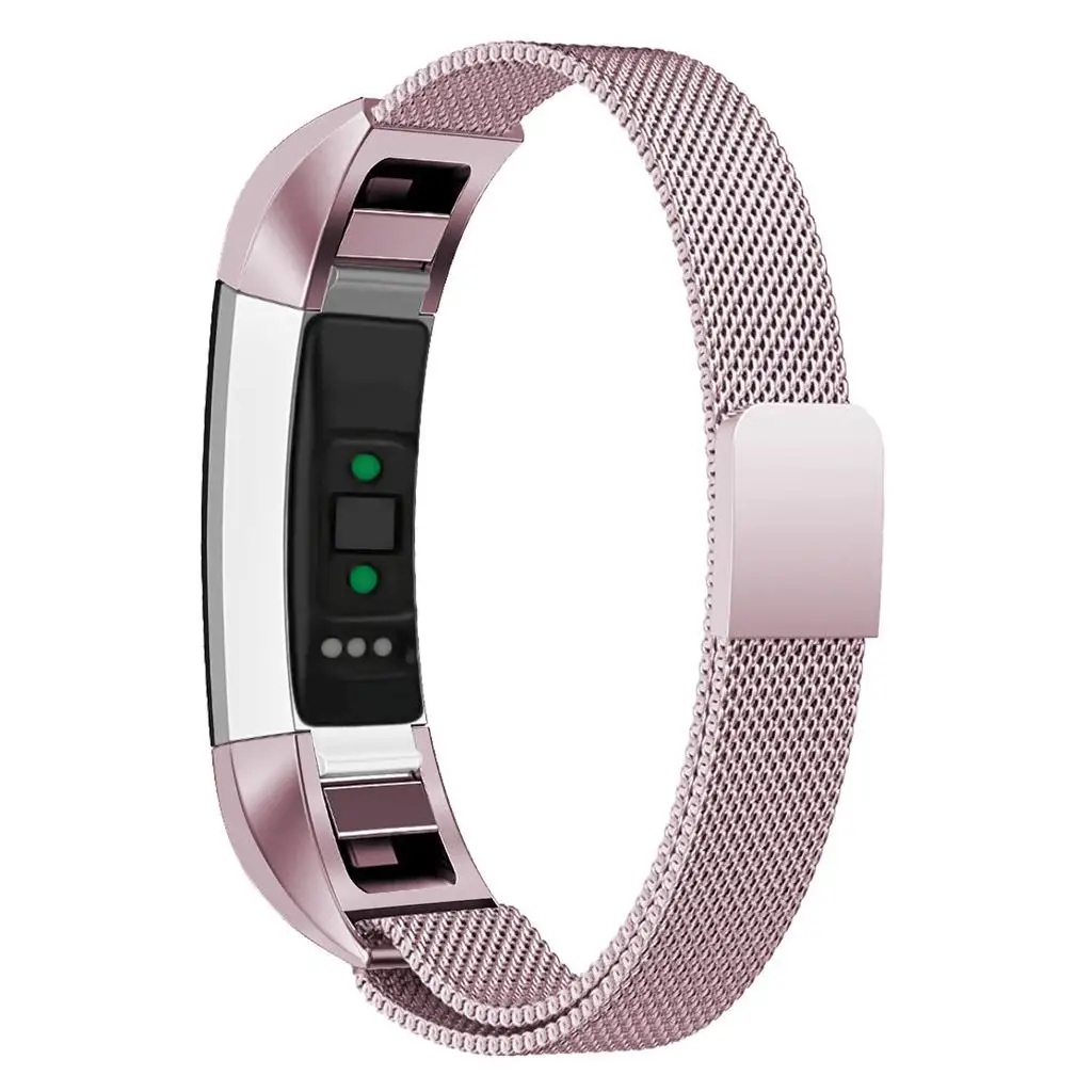 

Milanese Strap for Fitbit Alta/Alta HR Bands Rose pink - L
