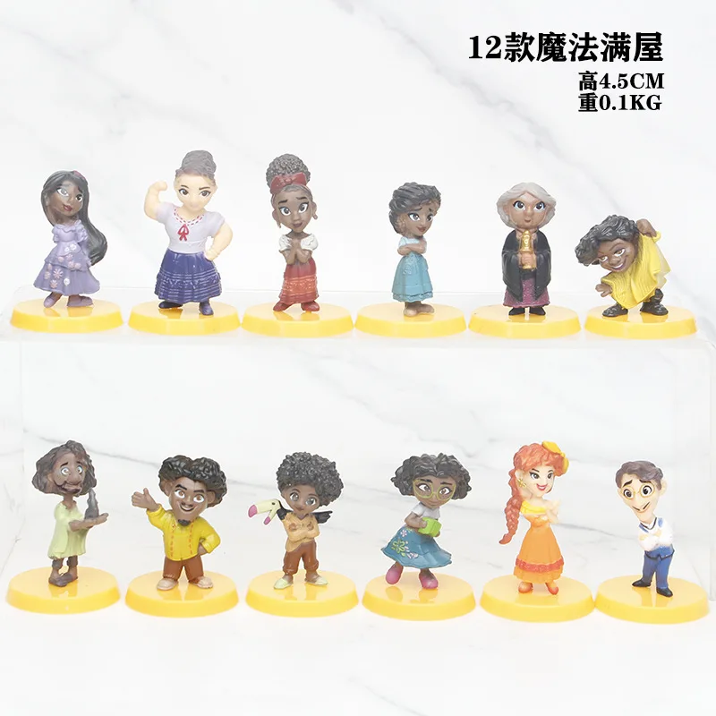 Encanto 12 шт. Волшебный дом Maliga Family Miracle Valley Mirabel Статуя Фигурка Настольная